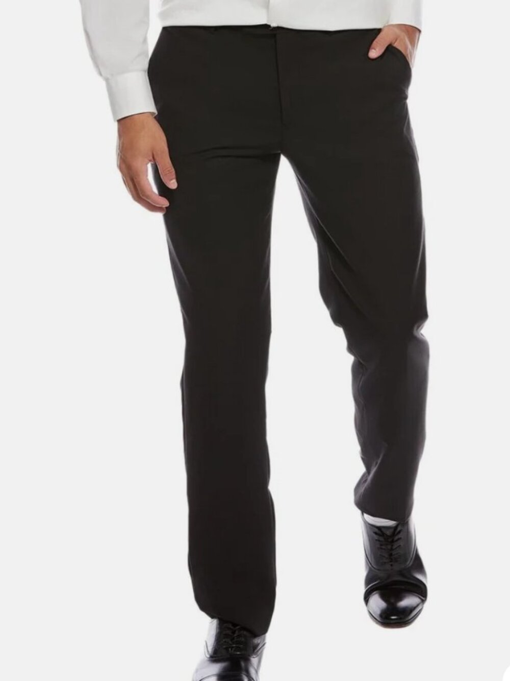 NWT Scotch & Soda Solid Basic Amsterdam Trouser,Modern Fit , Black, 42X30